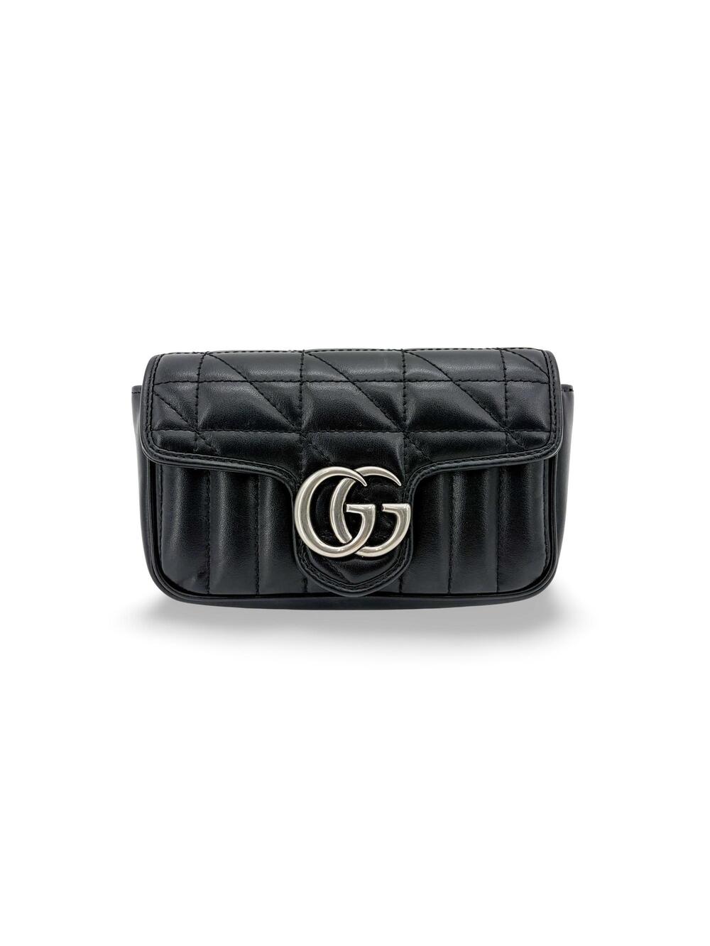Gucci Gg Marmont Matelassé Super Mini #363979G66B